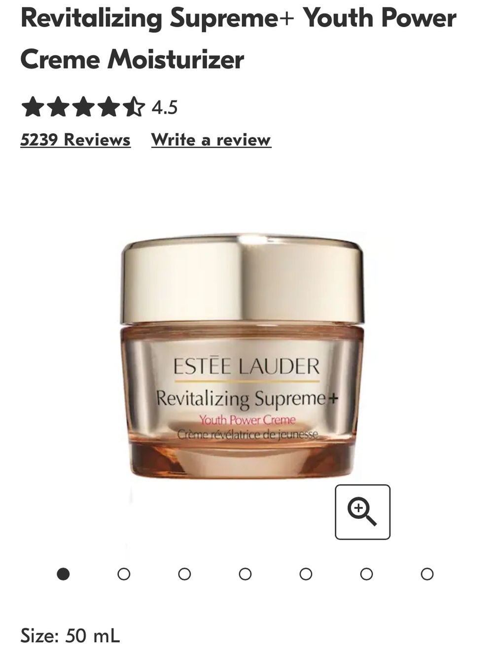 Estee Lauder Revitalizing Supreme+ 50ml brand new- unopened
